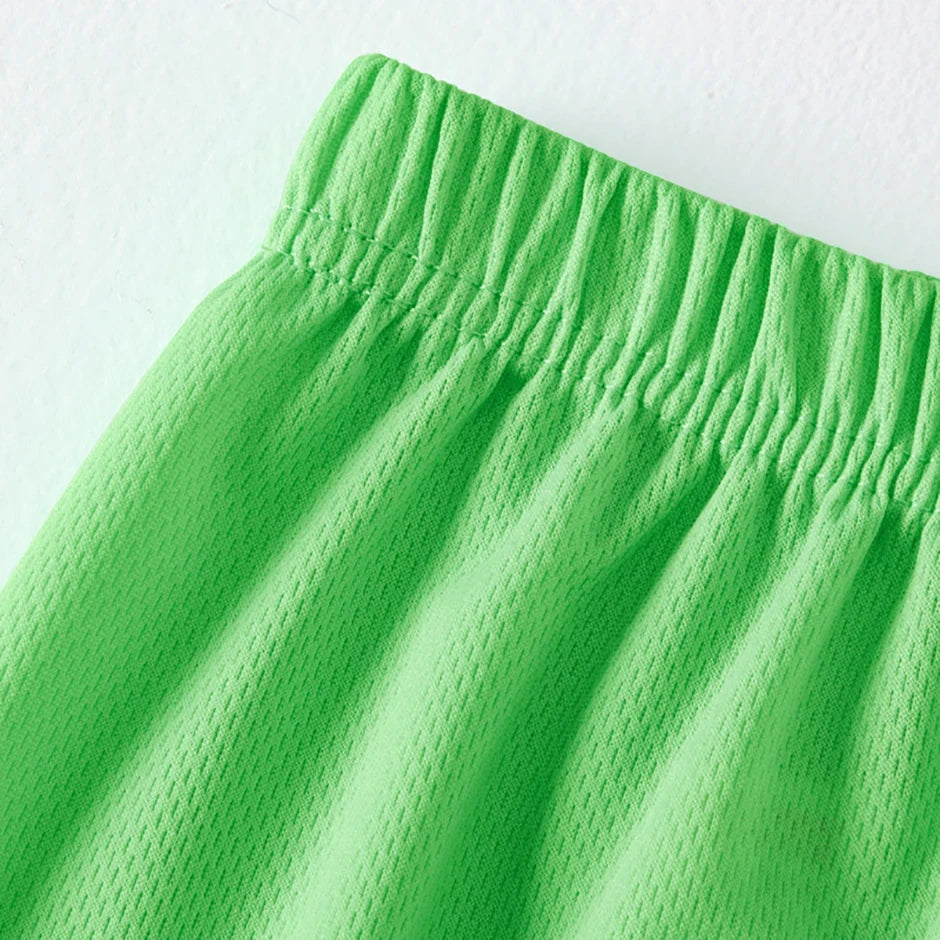 2/3 Pcs Summer Children's Dopamine Casual Versatile Shorts Boys' Sports Running Loose Pants Girls' Versatile Vacation Beach Pant