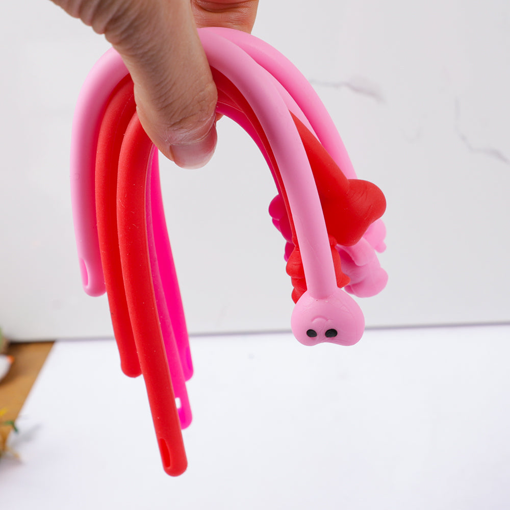 12Pcs Sweet Heart Love Slap Bracelets Valentine's Day Wristbands for Wedding Birthday Party Favors Valentine Anniversary Gift - Idrilay 