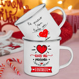 You Are My Favorite Person Print Valentines Coffee Mug Valentine Enamel Mugs Party Wine Juice Beverage Cup Valentine's Day Gift - Idrilay 