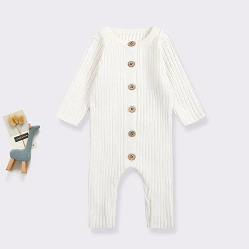 2024 New Autumn Infant Baby Girls Boys Knitted Jumpsuit Toddler Baby Girl Boys Long Sleeved Knitting Romper Children Clothes