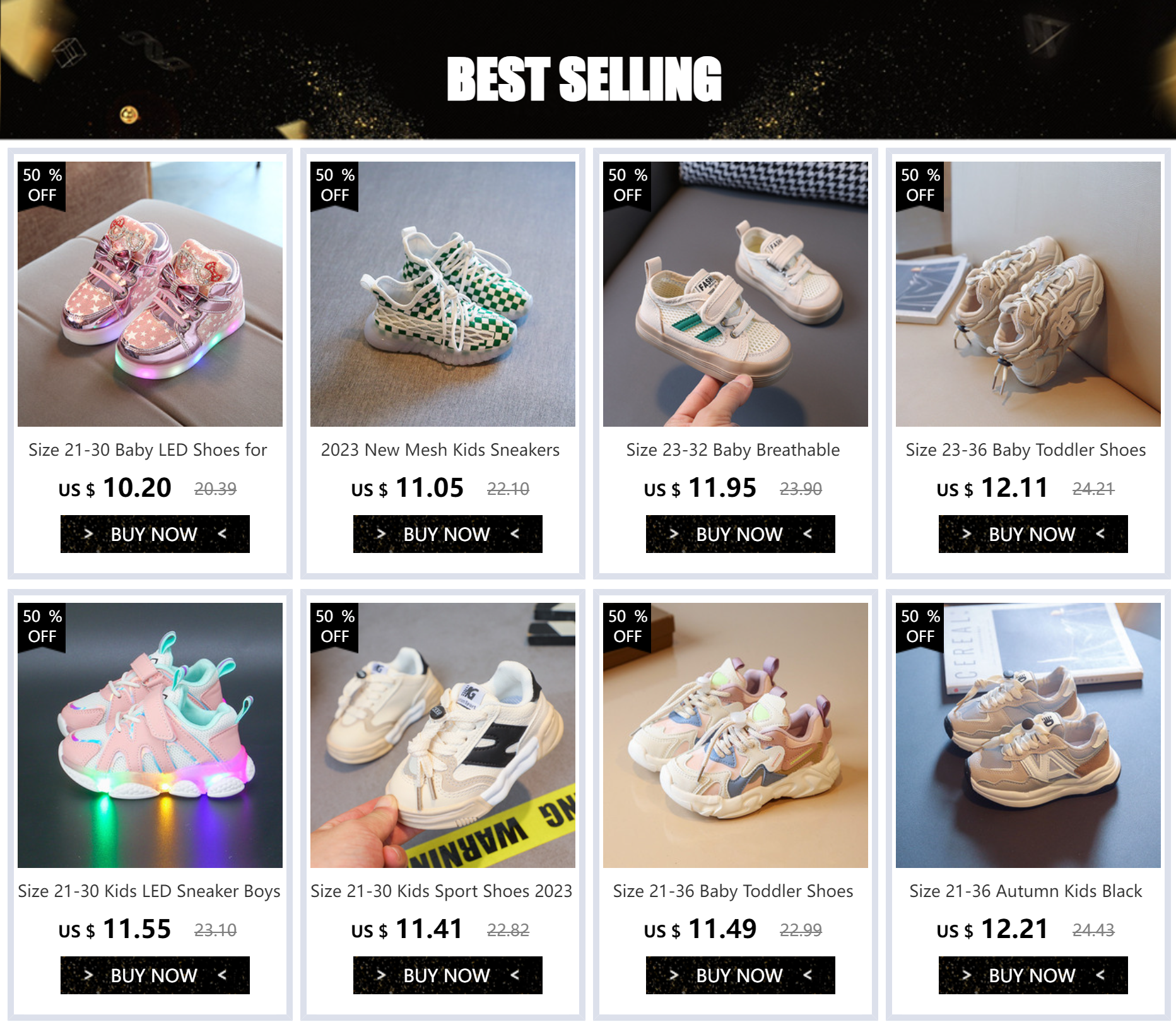 2024 Kids Sports Shoes Children Non-slip Lightweight Sneaker Children's Fourseason Breathable Boys Casual Walking Shoes