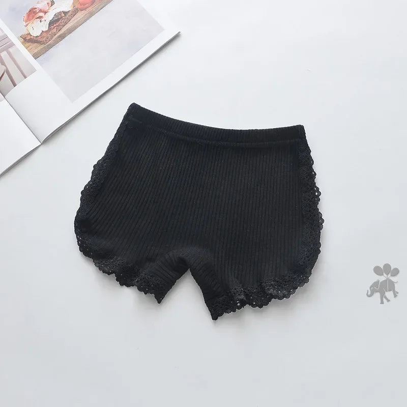 3Pcs Cotton Girls Shorts Safety Pants Top Quality Kids Pants Underwear Children Summer Cute Bow Short Underpants for 1-12 Years