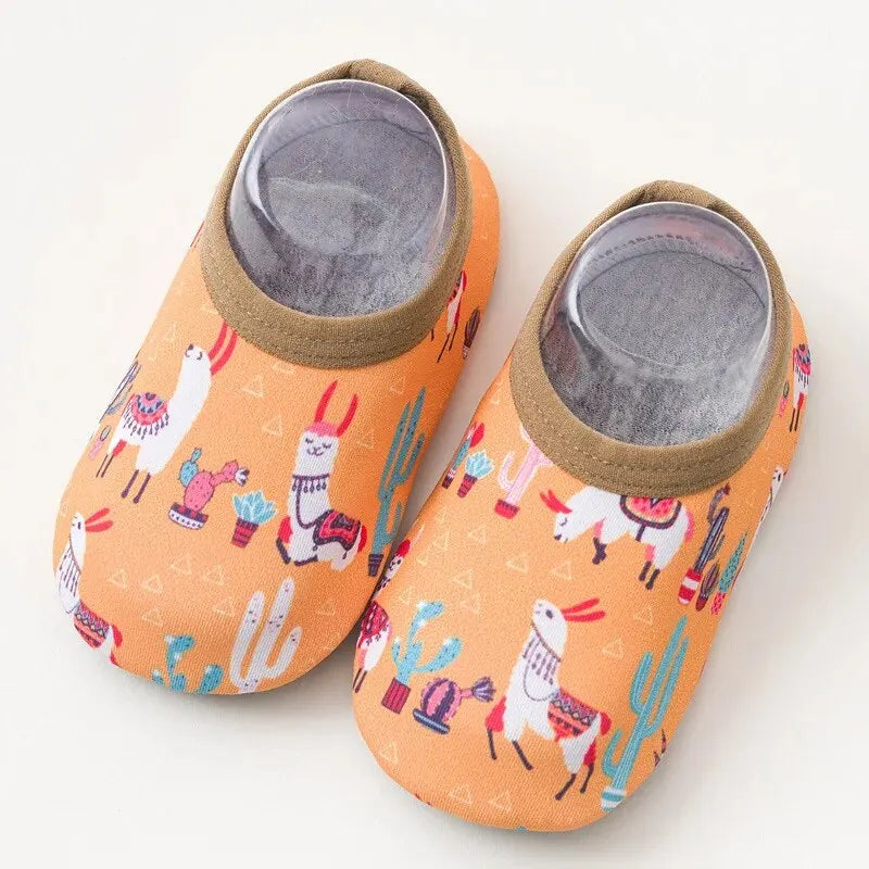 New Spring/summer Korean Fashion Cute Cartoon Multicolor Baby Boat Socks Soft Non-slip Glue 0-2 Years Old Toddler Shoes