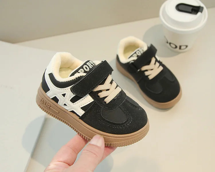 Children's Casual Cotton Shoes 2025 Autumn Winter New Boys Girls Retro Sports Shoes Kids Toddler Non-Slip Comfortable Sneakers - Idrilay 