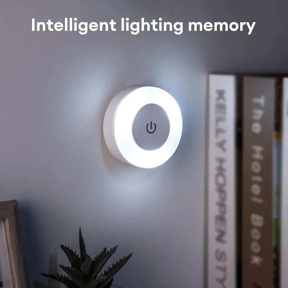 Energy Saving LED Home Appliance Sensor Night Light Home-appliance USB Rechargeable Room Decor Magnetic Wall Lamp Lighting - Idrilay 