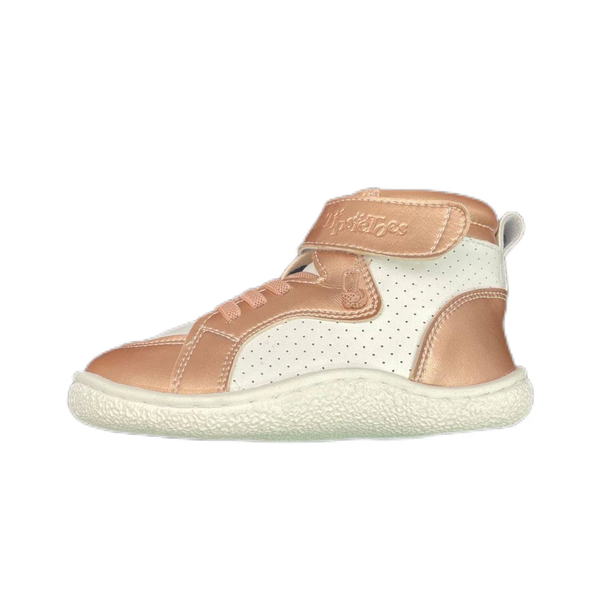 Tipsietoes Spring Autumn Genuine Leather Boots For Girls Boys Kid Barefoot Sneaker Leather Linning Light Weight Elastic Strape