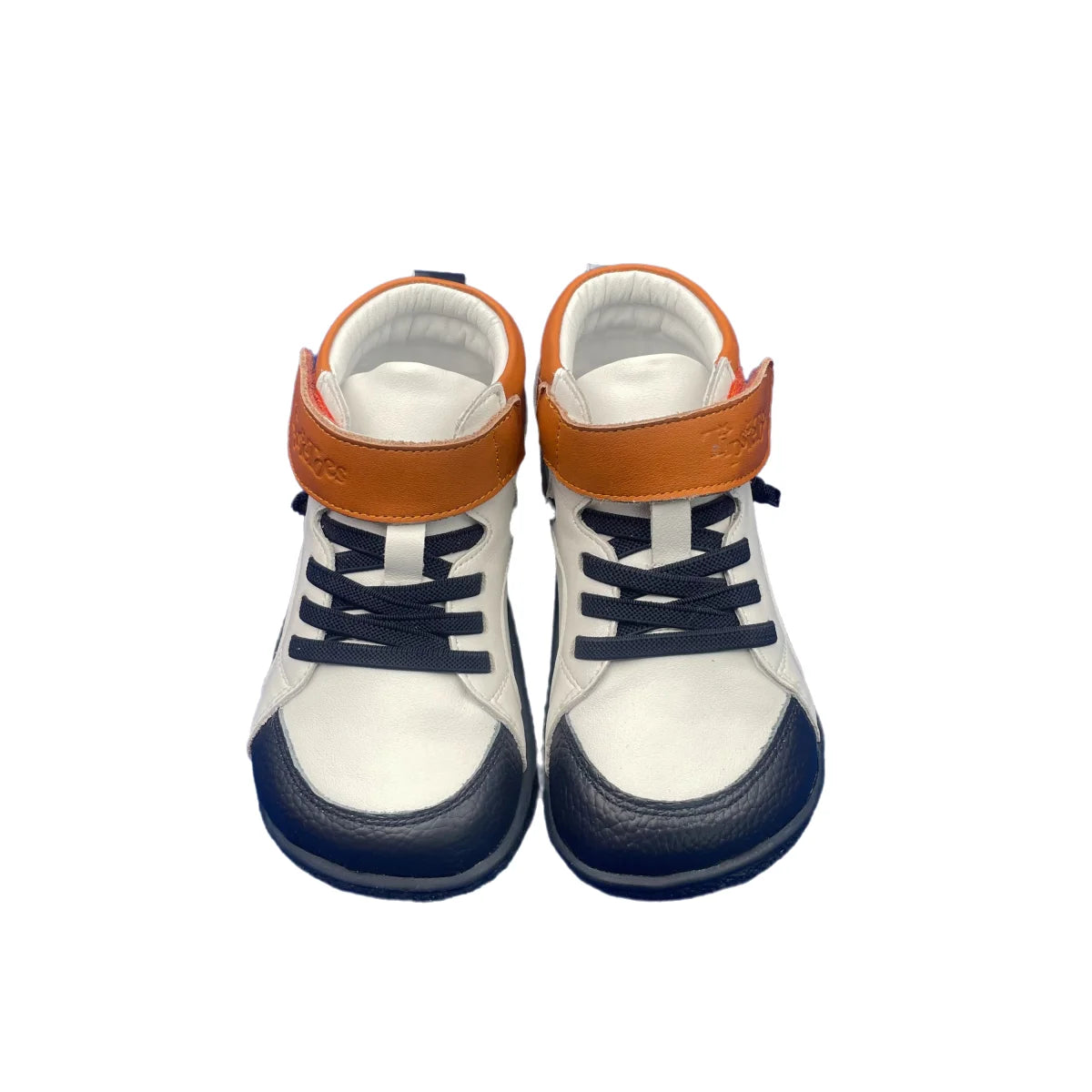 Tipsietoes Spring Autumn Genuine Leather Boots For Girls Boys Kid Barefoot Sneaker Leather Linning Light Weight Elastic Strape