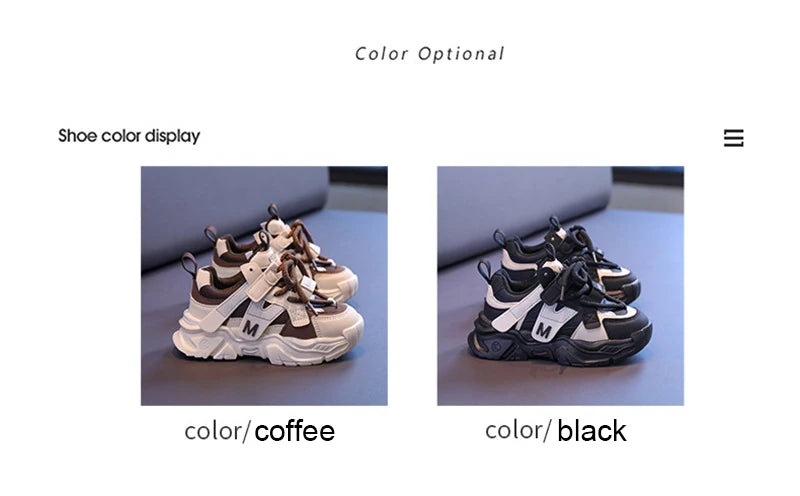 2024 Kids Sports Shoes Children Non-slip Lightweight Sneaker Children's Fourseason Breathable Boys Casual Walking Shoes
