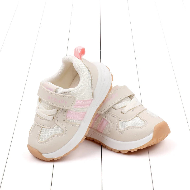 Baby Boys Girls Comfortable Sports Shoes Soft Bottom Non-slip Solid Color Toddler Shoes