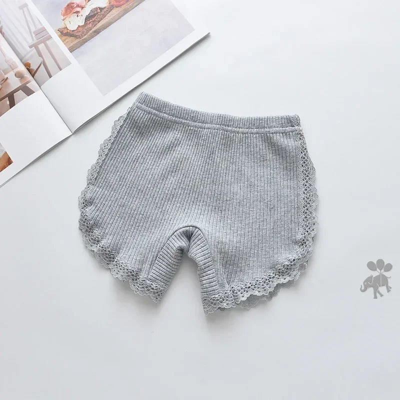 3Pcs Cotton Girls Shorts Safety Pants Top Quality Kids Pants Underwear Children Summer Cute Bow Short Underpants for 1-12 Years