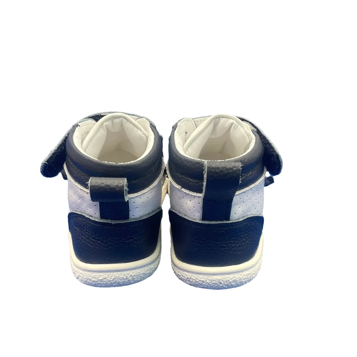 Tipsietoes Spring Autumn Genuine Leather Boots For Girls Boys Kid Barefoot Sneaker Leather Linning Light Weight Elastic Strape