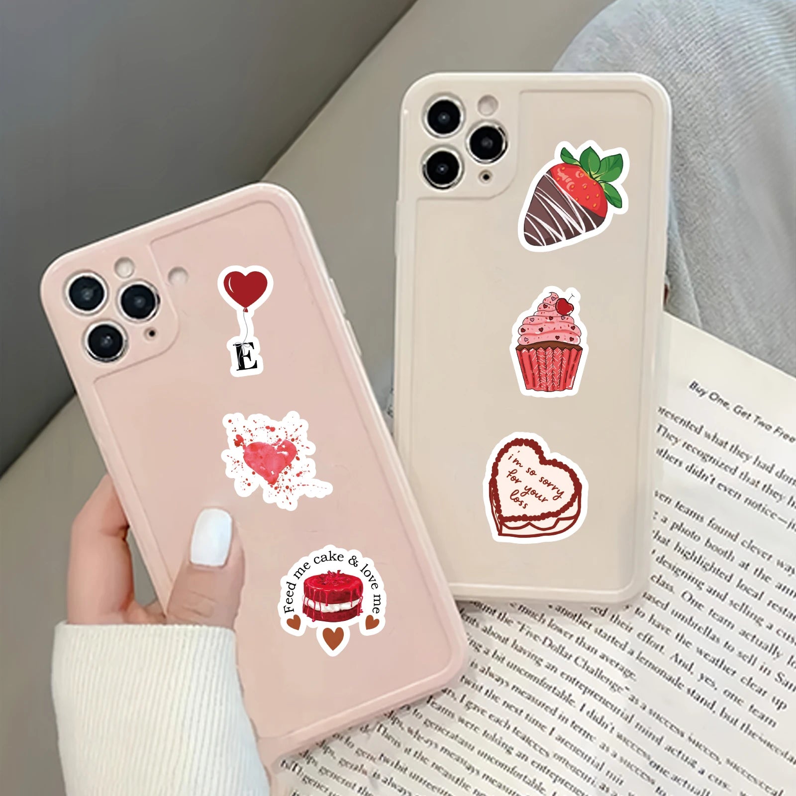 46pcs Valentine's Day Theme Pattern Stickers, Suitable for Valentine Parties, Photo Albums, Notebooks, Phone Cases, Water Bottle - Idrilay 