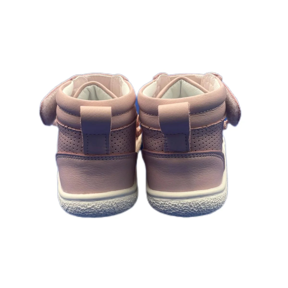 Tipsietoes Spring Autumn Genuine Leather Boots For Girls Boys Kid Barefoot Sneaker Leather Linning Light Weight Elastic Strape