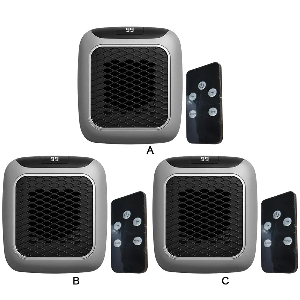 800W Portable Electric Heater Wall Outlet Small Space Heater with Adjustable Thermostat Room Heater Home Appliance Heating Stove - Idrilay 