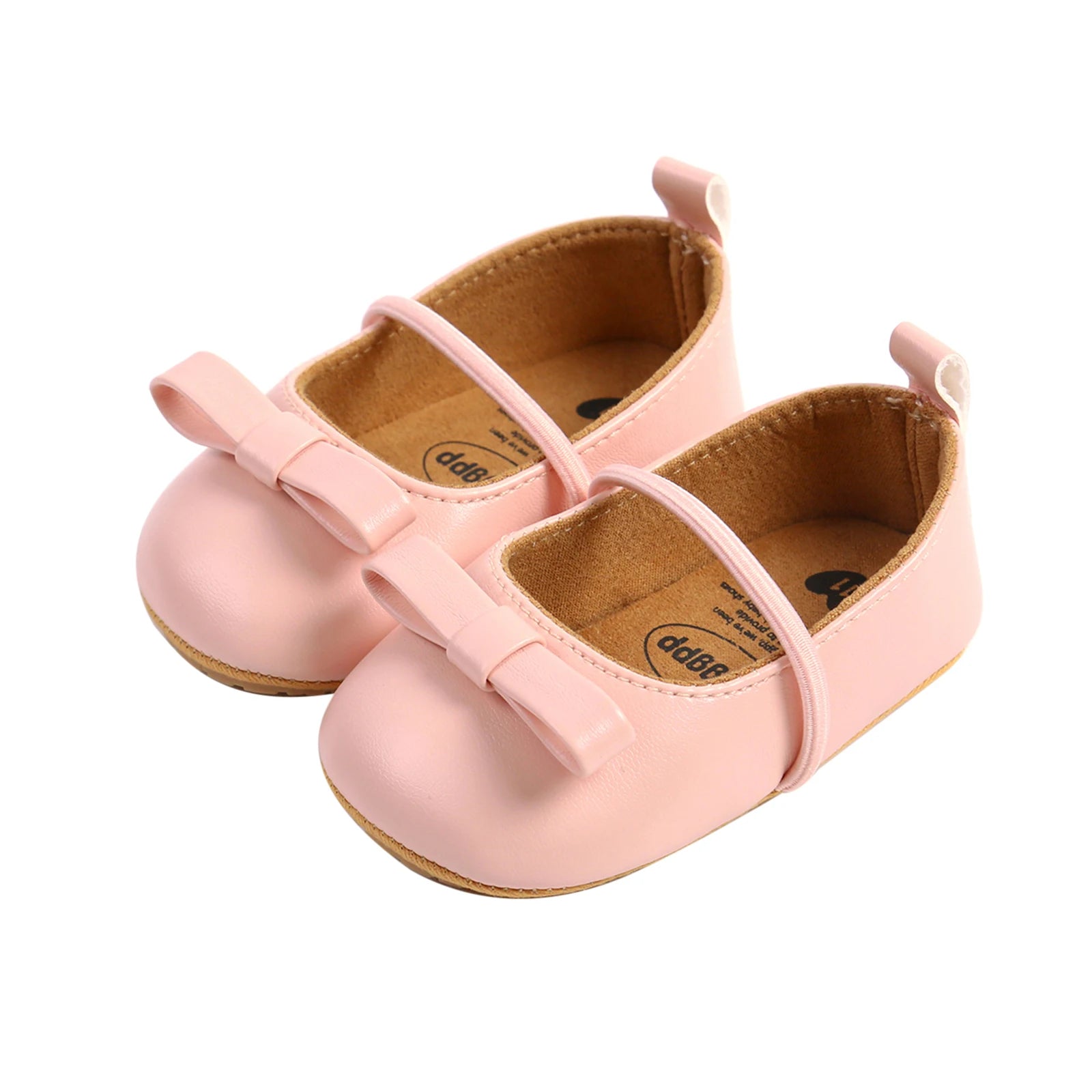 Infant Baby Girls Princess Shoes, Cute Bowknot Mary Jane Wedding Slippers Adorable Wedding Dress Shoes 0-18M